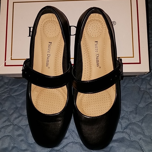 Pierre Dumas Black wedges with strap - Picture 4 of 4